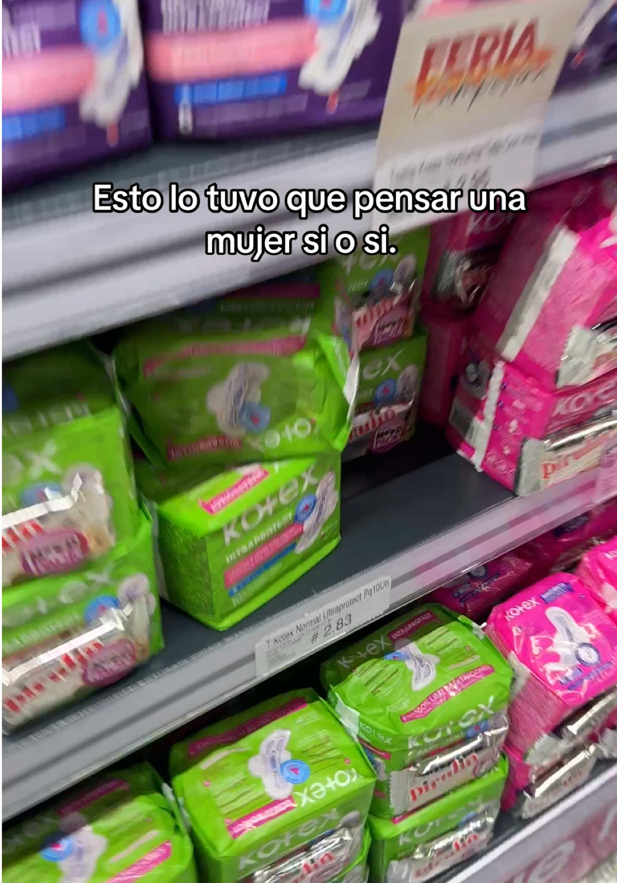 Apuesto a que si fue una mujer 💕😌 @Kotex Venezuela  . . #kotex #toallasfemeninas #parati #caracas #women 