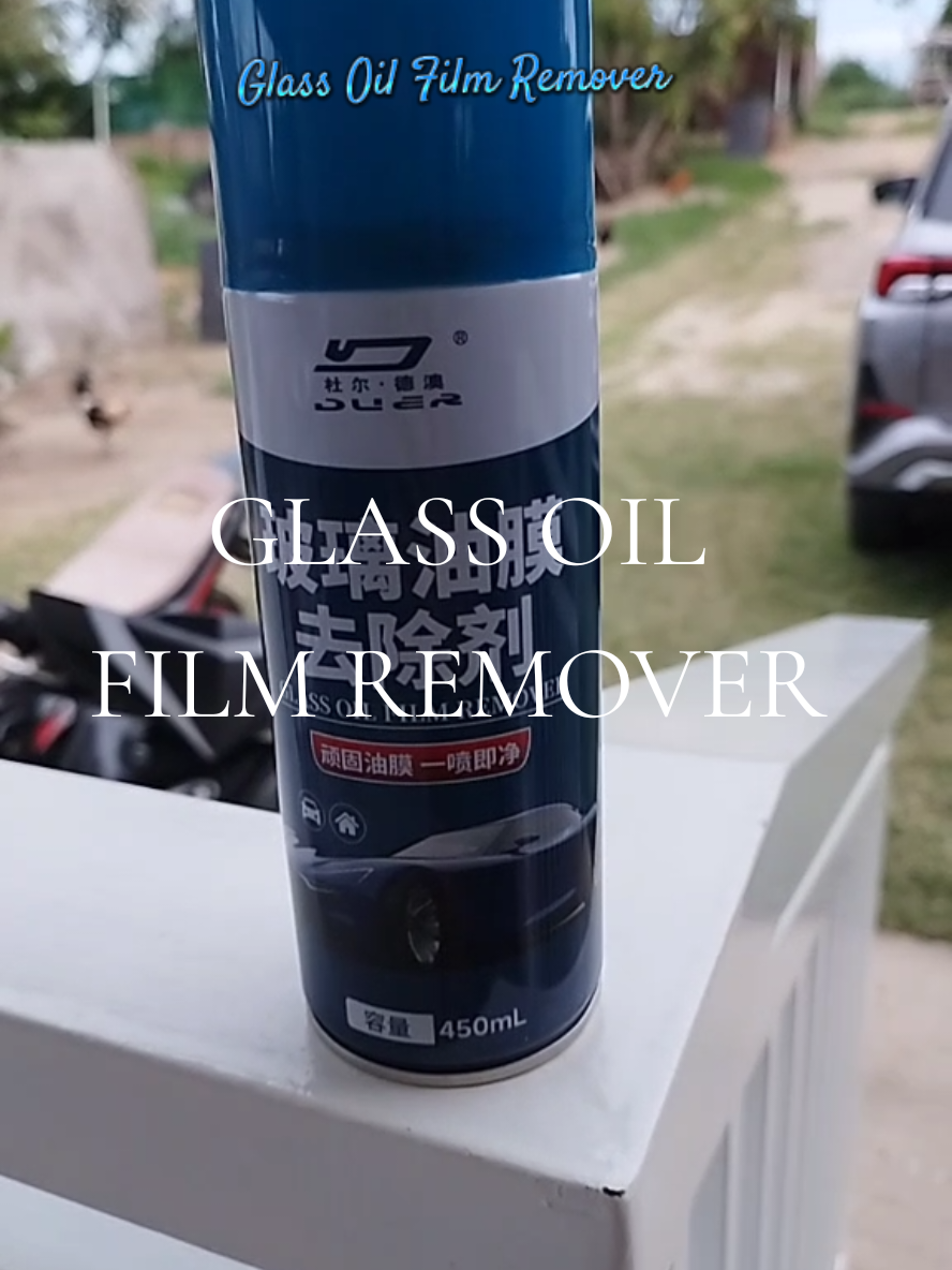 Crystal-clear drives start here ✨ Remove stubborn oil film and water stains for safer, clearer vision on the road! #GlassOilFilmRemover #ClearWindshield #CarCare