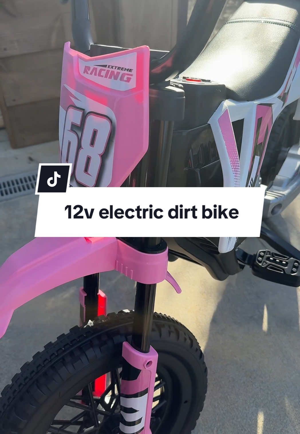 12v electric dirt bike for kids #rideontoys #kidstoys #dirtbike #tiktokshopholidayhaul 