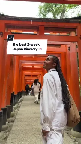 Here it is — my full 2-week Japan itinerary 🇯🇵✨ You guys have been asking for this so I hope it helps you plan the trip you’ve been dreaming about! Tokyo → Kanazawa → Kyoto → Hiroshima → Miyajima → Osaka → Nara 🚆  A mix of city, culture, history, food, nature and chaos — without spending half the trip on trains. It’s perfect for: ✨ solo travellers ✨ backpackers ✨ friend groups ✨ couples ✨ anyone wanting a first-time “greatest hits” route Japan truly gave me the trip of a lifetime. Hope this helps you plan yours 🗺️✨ Save for later & check out my other Japan content! 🇯🇵  #Japan #solotravel #backpacking #Tokyo #Kyoto 