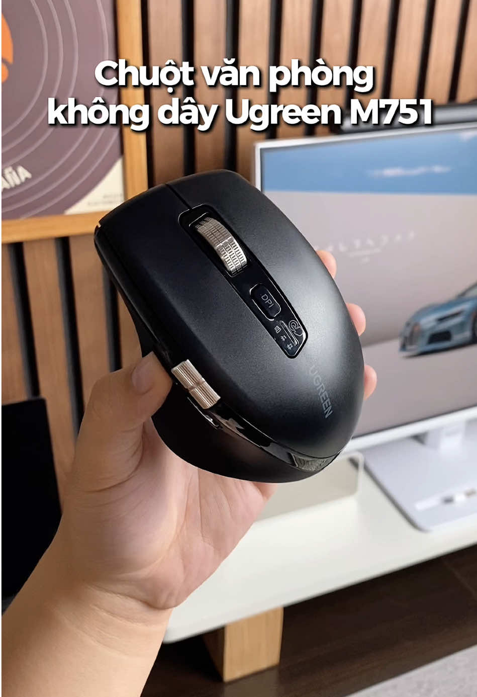 Chuột văn phòng không dây Ugreen M751  #ugreen #chuotkhongday #chuotvanphong #chuotcongthaihoc #chuotmaytinhkhongday 