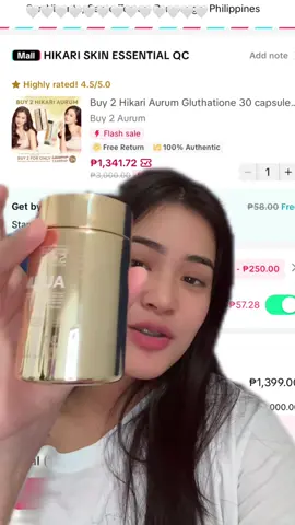 Grabe namang sale yan Hikari Aurum Glutathione!! Goodmorning talaga 😆 #hikariaurum #hikariglutathione #glutathione #whitening 