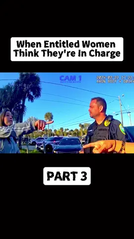 Part 3 - When Entitled Women Think They're In Charge #cops #bodycam #bodycamcops #crime #policeofficer 