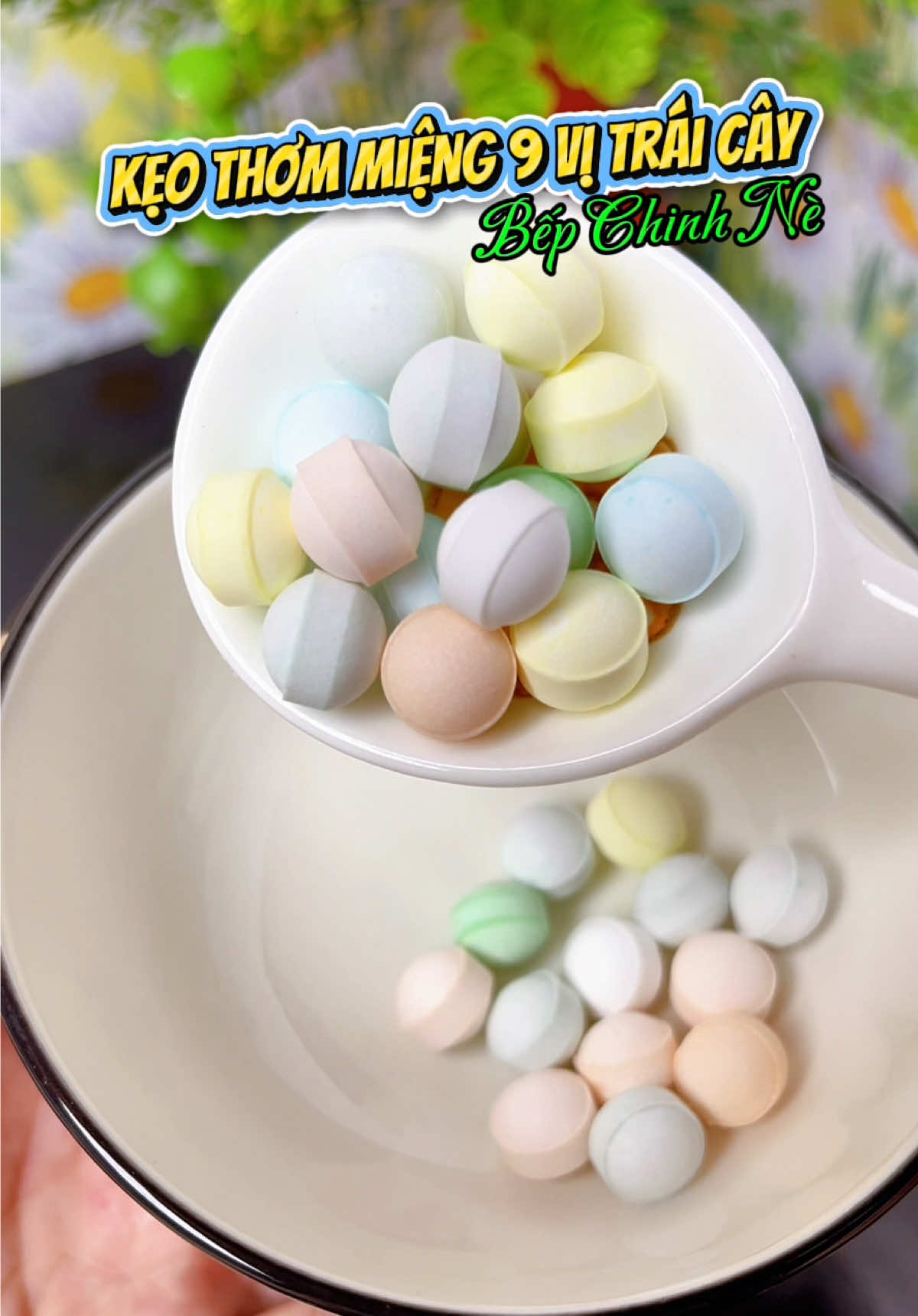 Kẹo bạc hà không đường mix 9 vị ngậm thơm miệng #keo #keobacha #keothommieng #keotraicay #bepchinhne 