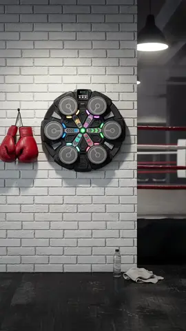 Smart Music Boxing Training Machine for Adults & Kids, Includes Boxing Gloves, LED Display, Bluetooth-compatible Sync, Wall-Mountable, Home/gym Use #adidas #workoutequipment #smartphonekids #smartgadgets #toygadget #allinonegym #playtimeupgrade #kidssportsreporters #cellphones #stairmastercardio
