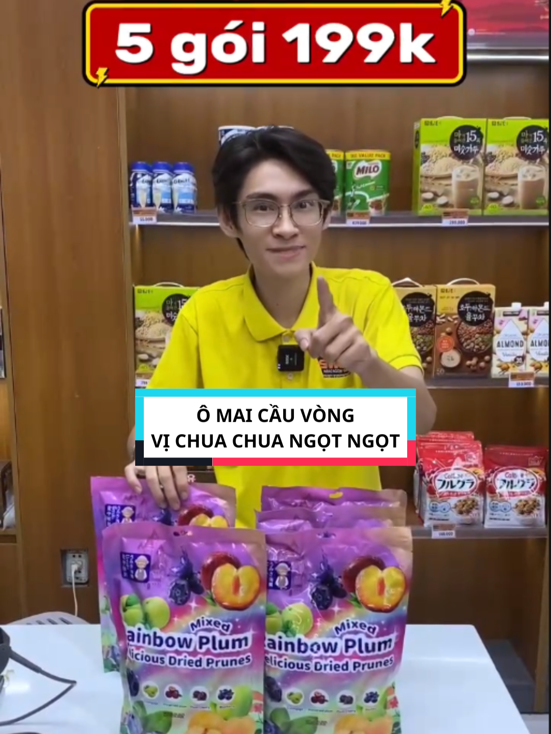 Ô Mai Cầu Vòng vừa cập bến nhà SWOT, mix 4 vị trái cây ăn siêu cuốn! #SWOTHangNgoaiGiaViet #PlotTwistTikTok #omaiximuoi #omaiplum #combo5goi #rainbowplum