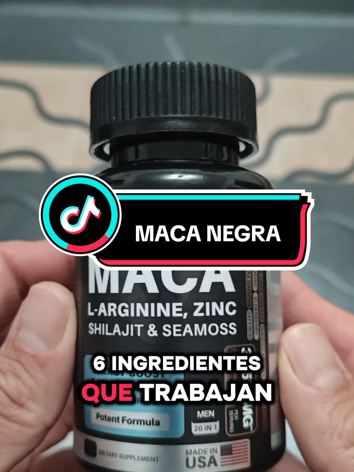 MACA NEGRA MEGNETA💪🦁#megneta #macanegra #shilajit #ashwagandha #hombre 