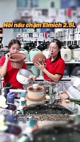 Nồi nấu chậm Elmich 2.5L . #giadung #diengiadung #elmich #noinaucham 