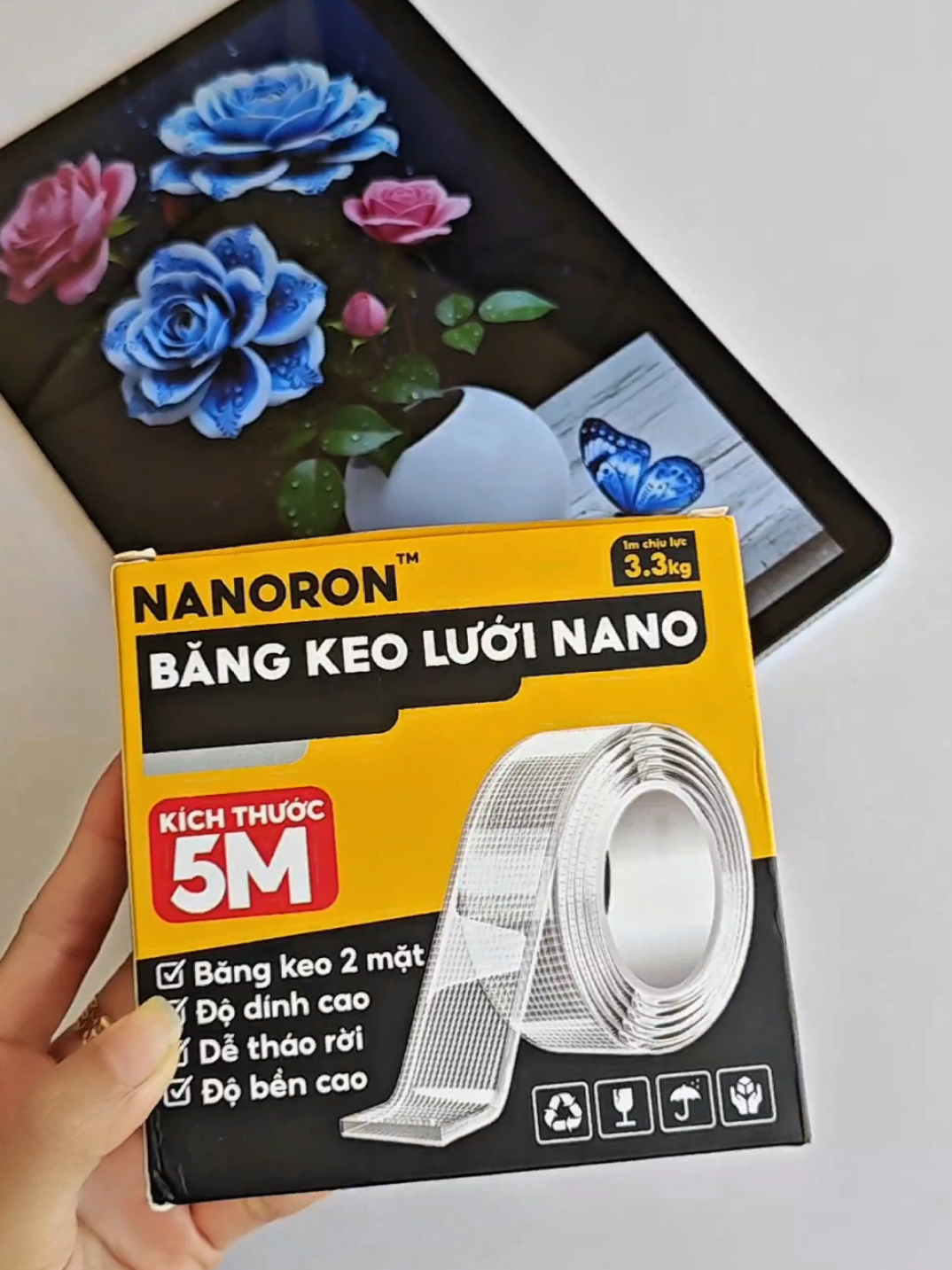 KEO 2 MẶT SIÊU DÍNH CHỊU LỰC 3.3KG #JKyn #bangkeonano #trending #xuhuong #fyp 