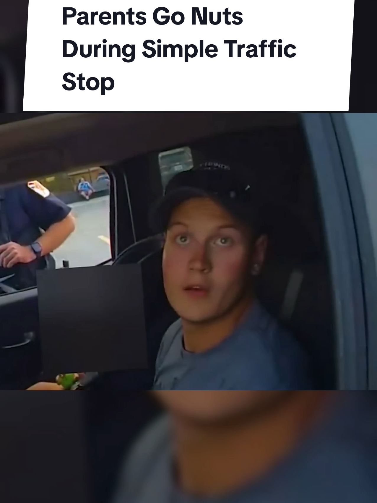 Parents Go Nuts During Simple Traffic Stop #cops #copsoftiktok 