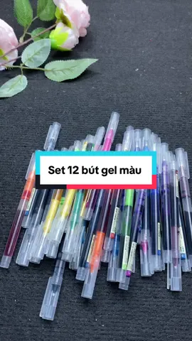 Set 12 Bút Mực Gel 0.5mm #sanvpp 