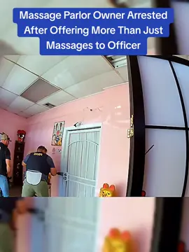 Massage Parlor Owner Arrested After Offering More Than Just Massages to Officer #cops #police 