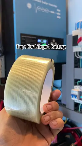 25M Fiberglass High Adhesive Tape#adhesivetape #solarsetup #lifepo4battery #lithiumbattery #DIY 