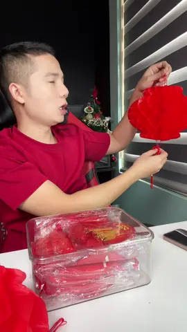 15k combo 10 đèn lồng đỏ trang trí 