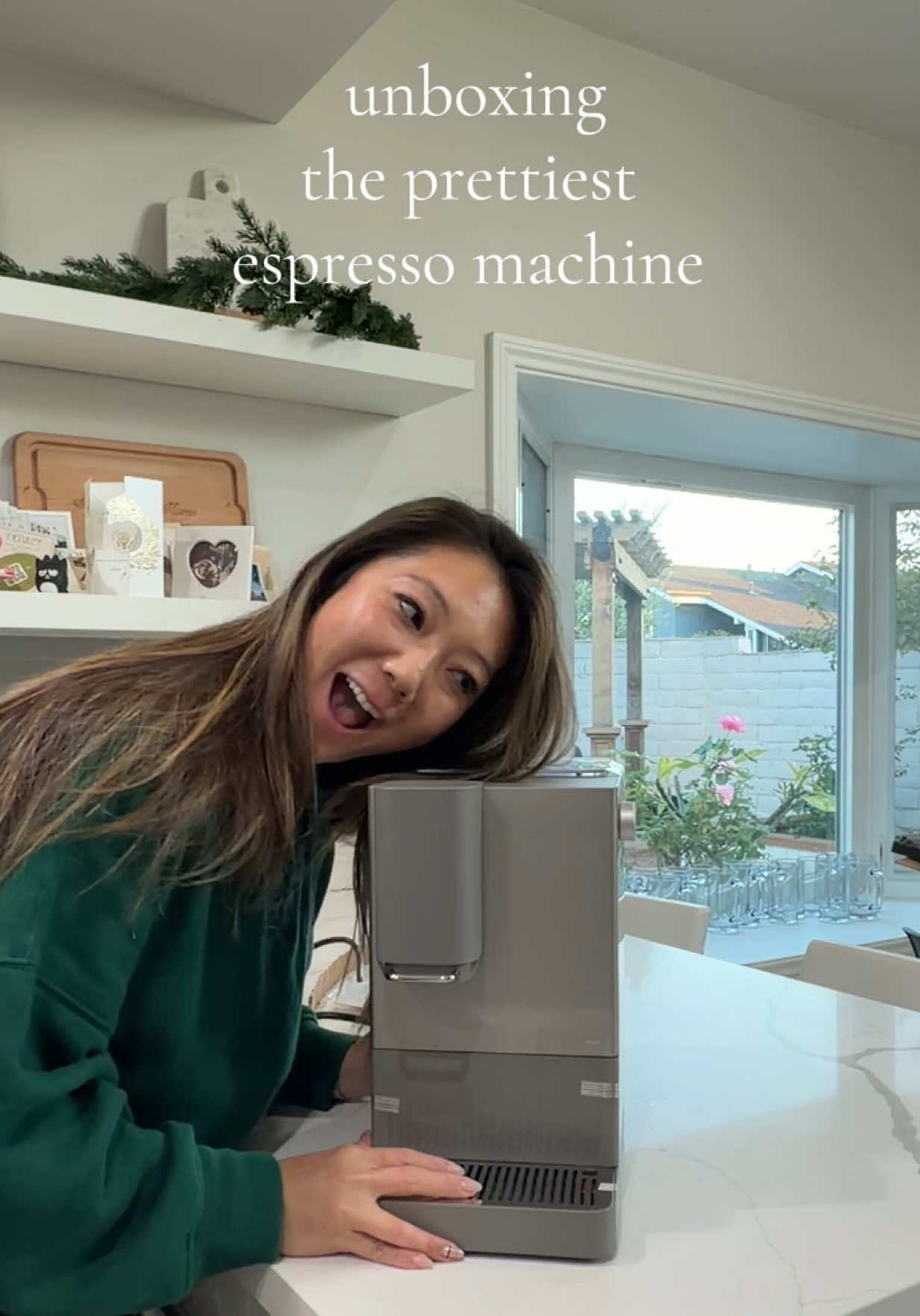 My Demi espresso machine from @Terra Kaffe came just in time for Christmas 🎄 ☕️  (color: Dune)