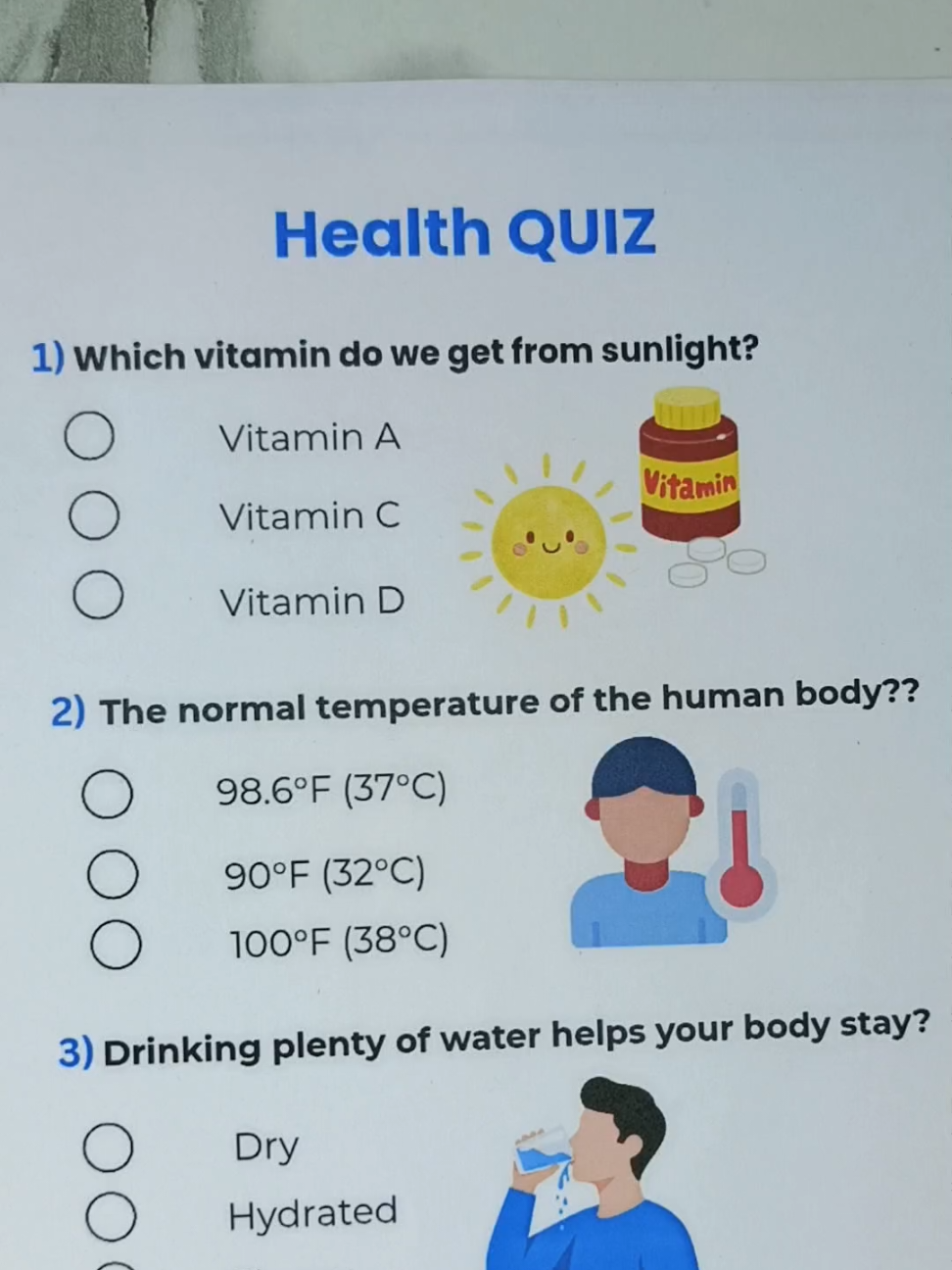 Human Health quiz | Can you score 6/6 ? #gk #usa #quiz #humanbody #Science 