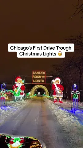 This is a must experience in holidays 😍 @Santa’s Rock N Lights  My first time experiencing Drive Through Christmas Lights and I love it ✨ 🎄 🎅🏻  👉🏻Over 1 mile drive through with hundreds of thousands of lights 👉🏻 1,000 ft of light tunnels  🔗 Use code SANTA20 for 20% off! 🎅🏻  📍Chicago (West of Wrigleyville) 📍Geneva,IL #chicagochristmaslights #drivetroughlightshow #chicagochristmas #chicagobucketlist #chicagothingstodo   
