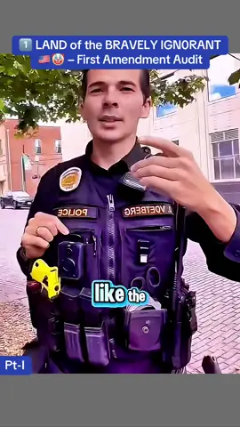 #knowyourrights #fyp #firstamendmentaudit #viral #america 1️⃣ LAND of the BRAVELY IGN0RANT 🇺🇸🤡 – First Amendment Audit pt-I