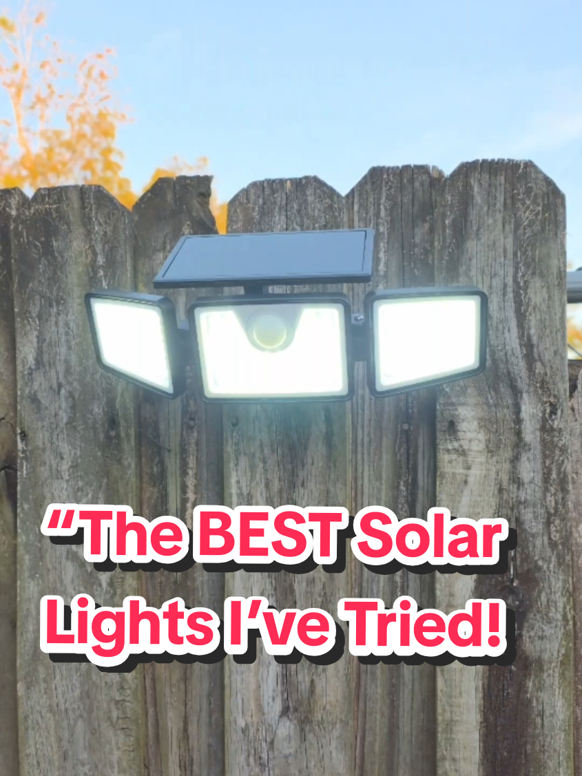 These solar lights are bright, wireless, and motion-activated — literally the easiest way to light up your yard. Charging by day, shining all night! #solarlights #amazonfinds #outdoorlighting #homesecurity #solarenergy #tiktokmademebuyit #outdoorfinds #homedecor  #viralproducts #gadgets