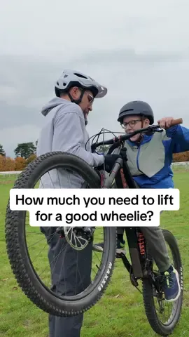 Steps to make for a good wheelie. Lean forward, hand on back brake, peddle front and lift. Find the balance point or as I call the sweet spot! My boy is practicing wheelie and trying to find the balance point (sweet spot for good wheelie) #mtb #mtbskills #wheeliebike 