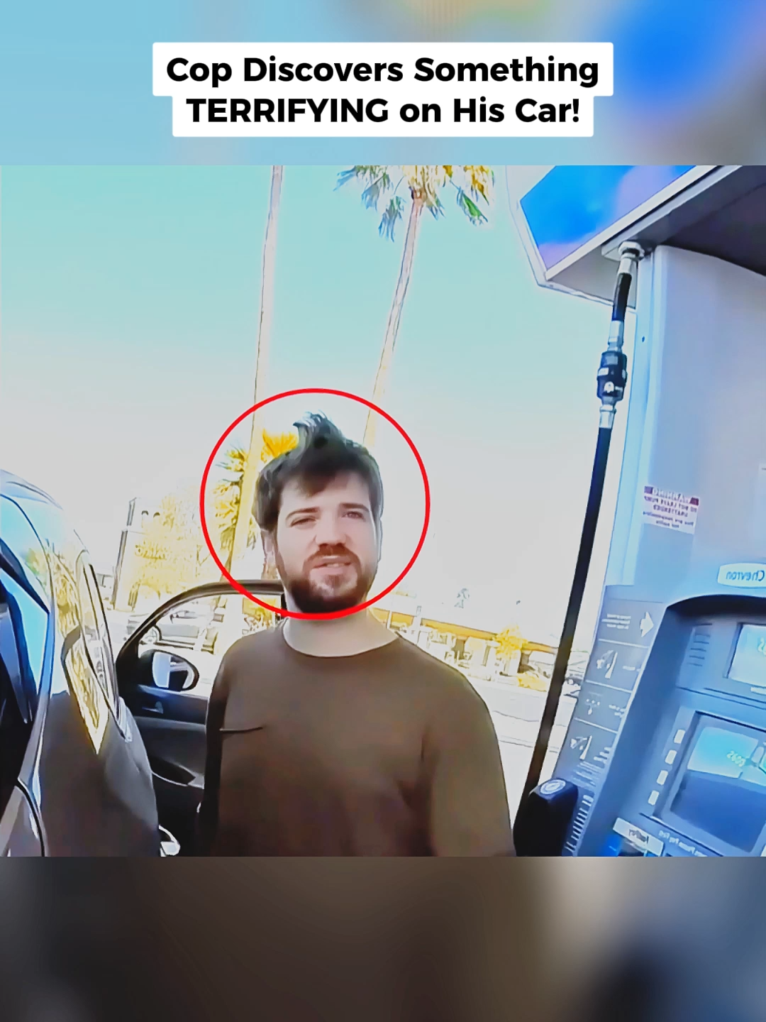Cop Discovers Something TERRIFYING on His Car! #cops #copsoftiktok #copstiktok #foryour #fyp
