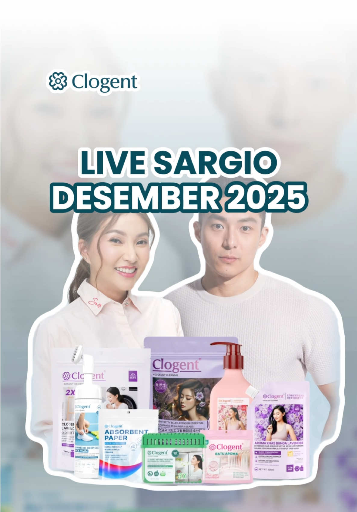 LIVE Sargio with Clogent is come back! 💙 Stay tune teman-teman #SargioLovers di pukul 20.00 WIB malam ini ya!  Akan banyak produk-produk terbaru dari Clogent dan tentunya diskon besar-besaran dari Komar! 🤩 LIVE ini akan disiarkan secara eksklusif di akun @Sarwendahofficial  Jangan sampai kelewatan ya teman-teman dengan follow sosial media Clogent supaya kamu tidak ketinggalan informasi terbaru! 🫶🏼 #ClogentXSargio #LIVESargio #Sarwendah #Gio 