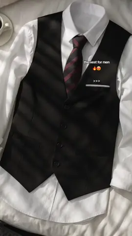Formal Men Waistcoat Suit Vest for Men Single Breasted Business Semi Formal for Men No Sleeve Office Tops Menswear Sleeveless Gilet #vest #formalwear #waistcoat #vestformen #menswear 