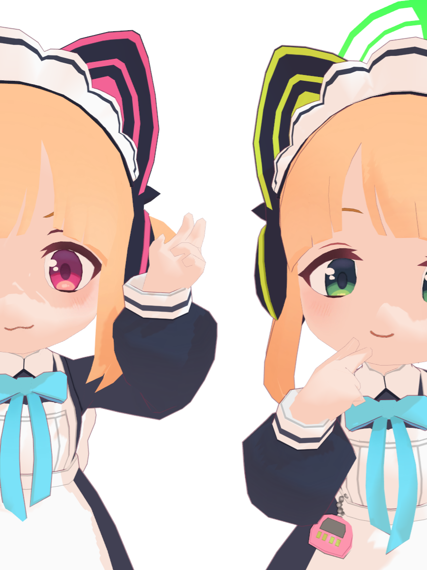 お誕生日おめでとう　#ブルアカ #ブルーアーカイブ #bluearchive #mmdブルアカ #mmd #Midori #ミドリ #Momoi #モモイ Motion ：LeomarieMMD