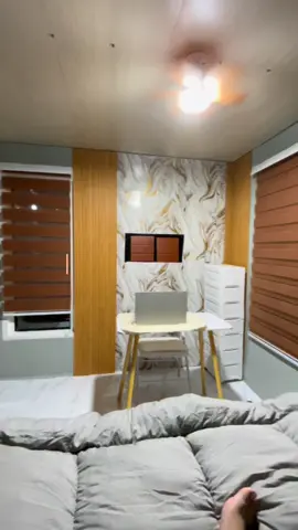 Replying to @Yash mien madali lang pala mag room upgrade eh dikit dikit lang ng pvc panel sa room may magandang home decor kana😁😍 #pvcpanel #flutedpanel #walldecor #roommakeover #DIY 
