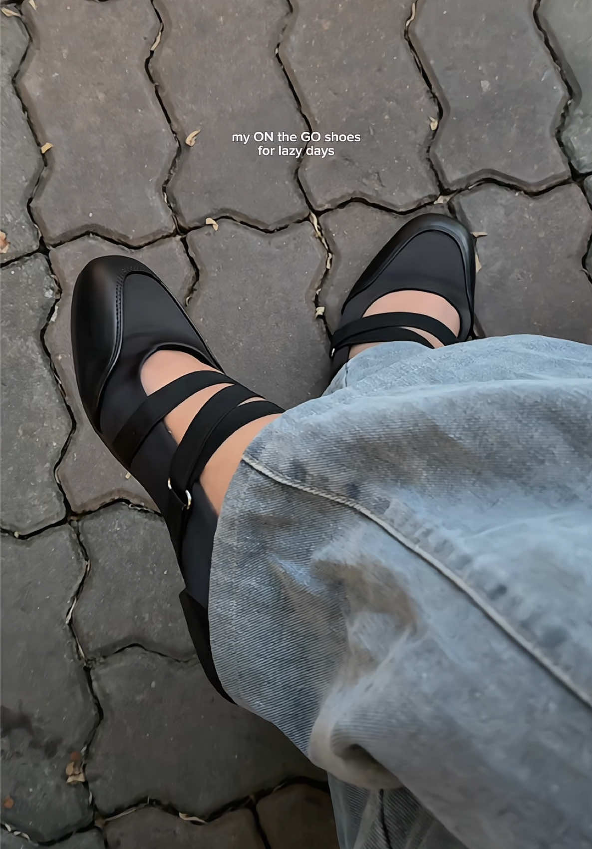 My ON the GO shoes for lazy days #shoes #blackshoes #flatshoes #dollshoes #blackdollshoes 