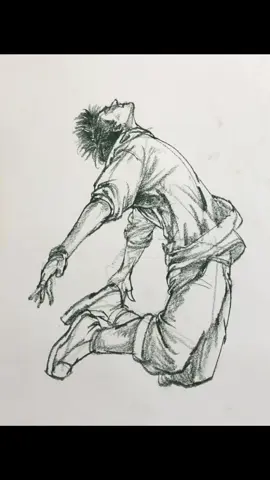 Can you sense a feeling of freedom? ✍️  #drawing #art #charm #posture #fypage 