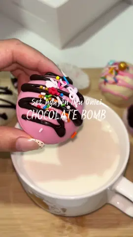 Chocolate bomb 🤶🎄 #mlinhangi #xuhuong #merrychristmas #chocolatebomb #onici 