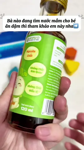 Nước Mắm Ăn Dặm Cho Bé Anpaso 120ml - Nước mắm nguyên chất 40 độ Đạm##anpaso##nuocmamcacom##nuocmamanpaso##nuocmamchobe##mebebom