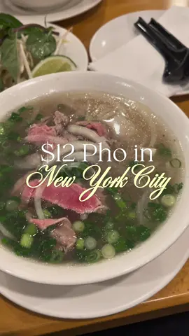 $12 Pho in NYC?!?! In this economy?!?! #nycfood #nyc #cheapeats #pho 