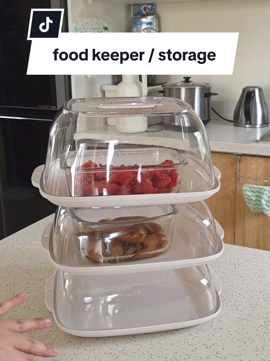 di pa makukulob mga ulam kasi may mga butas na din tong food cover #locaupinfoodcontainer #foodkeeper #stackablefoodstorage #foodcover #foodstorage 