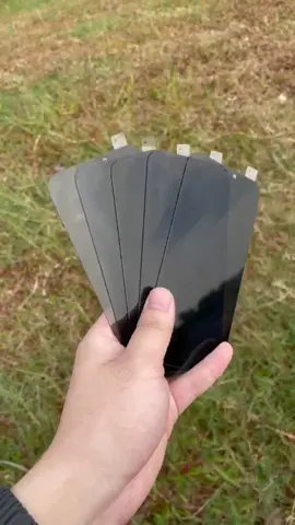 Tempered privacy screen protector for phones, strong and durable, waterproof, and fingerprint-resistant#privacyprotection #temperedglass #antispy 