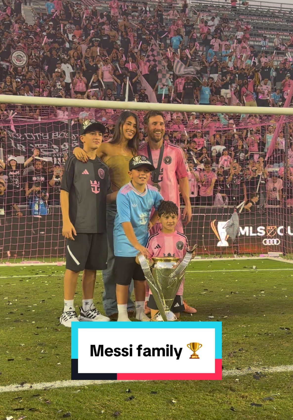 Wholesome Messi family moment 💗 #messi #MLS #wholesome #intermiami #family // MLS Cup pres. by @AudiUSA 