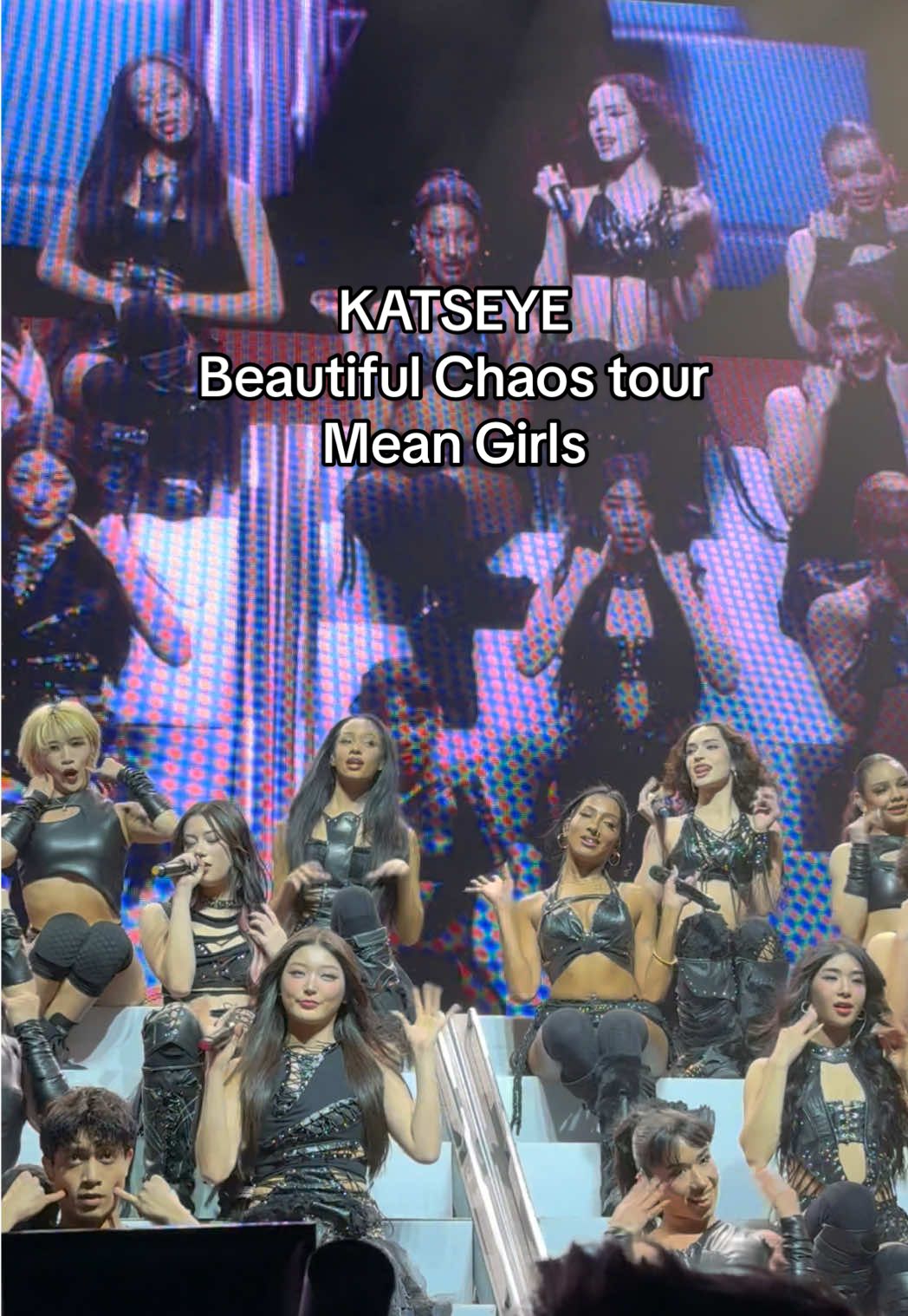 KATSEYE Beautiful Chaos tour, Mean Girls ✨ @KATSEYE @EYEKONS world official #katseye #eyekons #beautifulchaostour #meangirls #meganskiendiel 