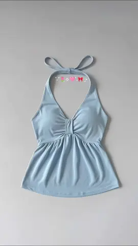 Sabrina Halter tank girlies!💓#haltertop #topforwomen #coquettegirl #CapCut 