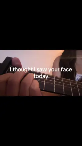 sorry if my playing looks linda choppy its so cold in my house. >i thought i saw your face today< #singing #guitar #ithoughtisawyourfacetoday #fyp #foryoupage 