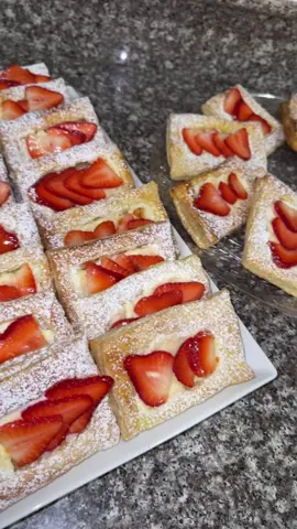 Puff pastry🍓!!! #puffpastry #bakingrecipe #fy #viral #fyp 