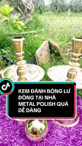 #kemdanhbongkimloai #kem đánh bóng lư đồng tại nhà sạch bong sáng bóng luôn. 1tip dùng cho 2 đến 3 bộ lư hương, dùng tiện lợi lắm luôn cả nhà mình ơi. #tetvui 