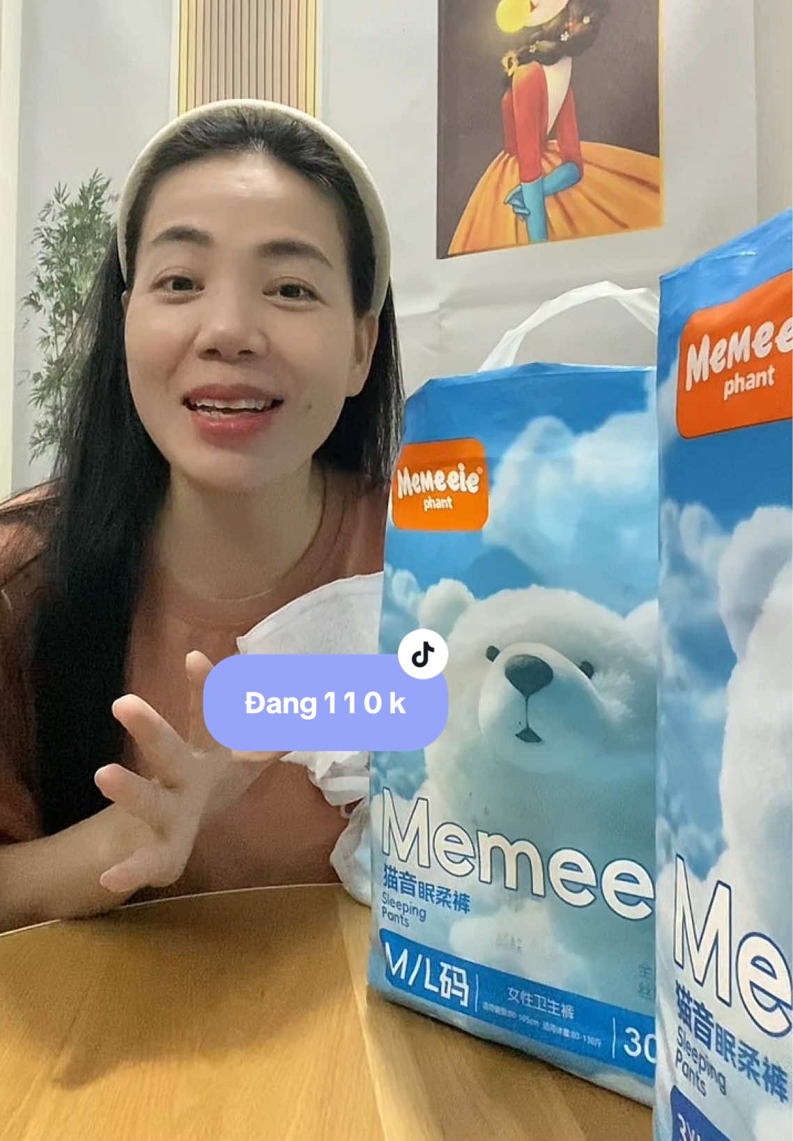 Quần băng vệ sinh Memeeie bịch 30 miếng chống tràn 360 độ #bangvesinhdangquan #quanbangvesinh #bangvesinhquan #bangvesinhsausinh #memeeie 