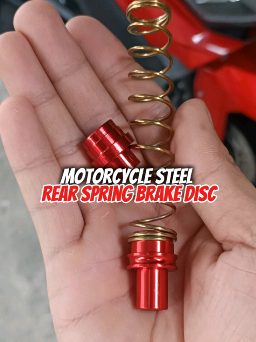 Takimoto Stainless Steel Rear Spring Brake Disc ✅💯🔥🧺 #motorcycleassesories #fyp #trendingproducts #creatorsearchinsight #foryou 