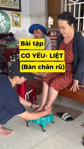 Bài tập phục hồi chức năng cho hội chứng bàn chân rũ! Mọi người có thể hướng dẫn cho người thân đang gặp phải!  #phuchoichucnang #trilieu #toanthankinh 