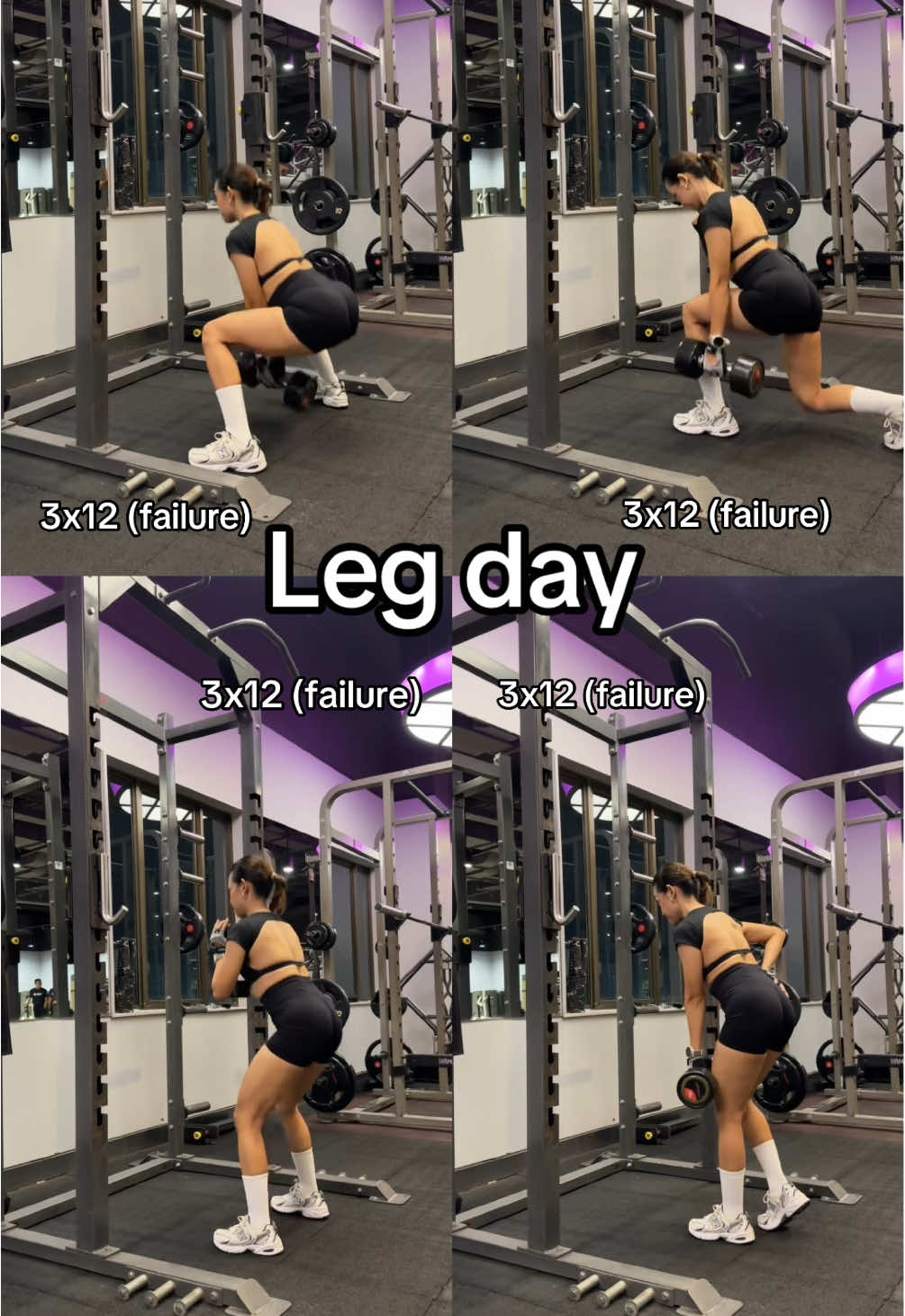 Kaki dan glutes 2x seminggu ❤️‍🔥❤️‍🔥 #cewekgym #tipsgym #motivasigym #legdayworkout #gympemula 