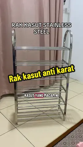 Kukuh pakai yg cmni. Anti karat #rakkasut #rakkkasutstainlesssteel #rakkasutbesi #rakkkasutbertingkat 