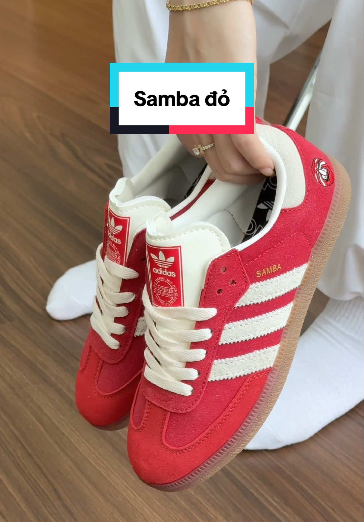 Samba đỏ #sneakerlagiay #viraltiktok #xuhuong #sneaker #hangmoive 