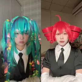 到底要選誰呢～跟我們的社長一起拍 噢耶耶耶 #初音ミク #重音テト #vocaloid #寶石の國 #同人 