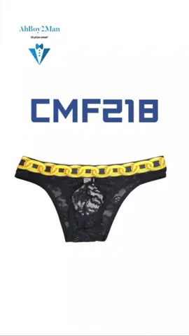 Floral lace, sexy, see through. 3.5 wide waistband with chain print design. Half back, show off your contours. #men #brief #underwear 